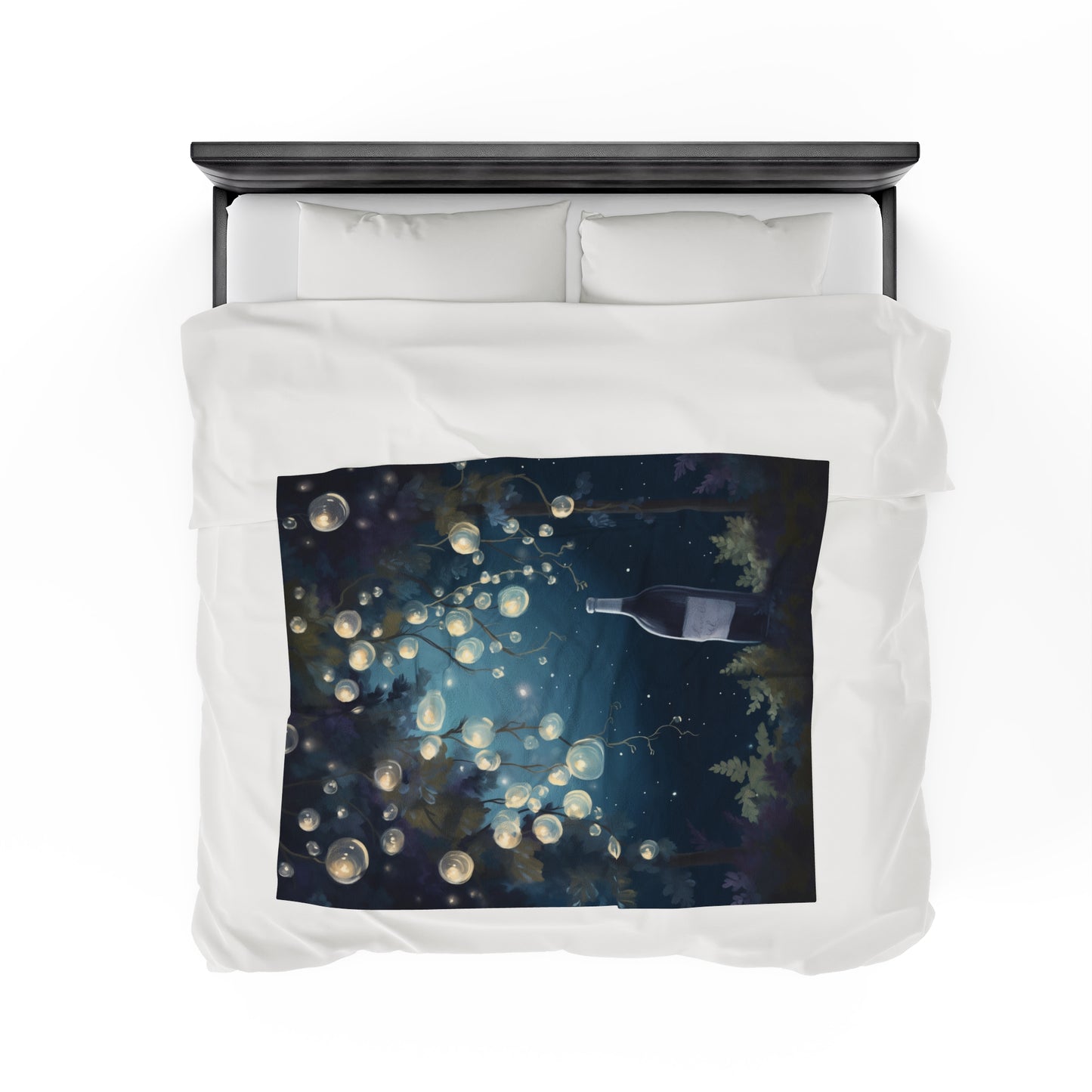 Wine Night — Plush Blanket