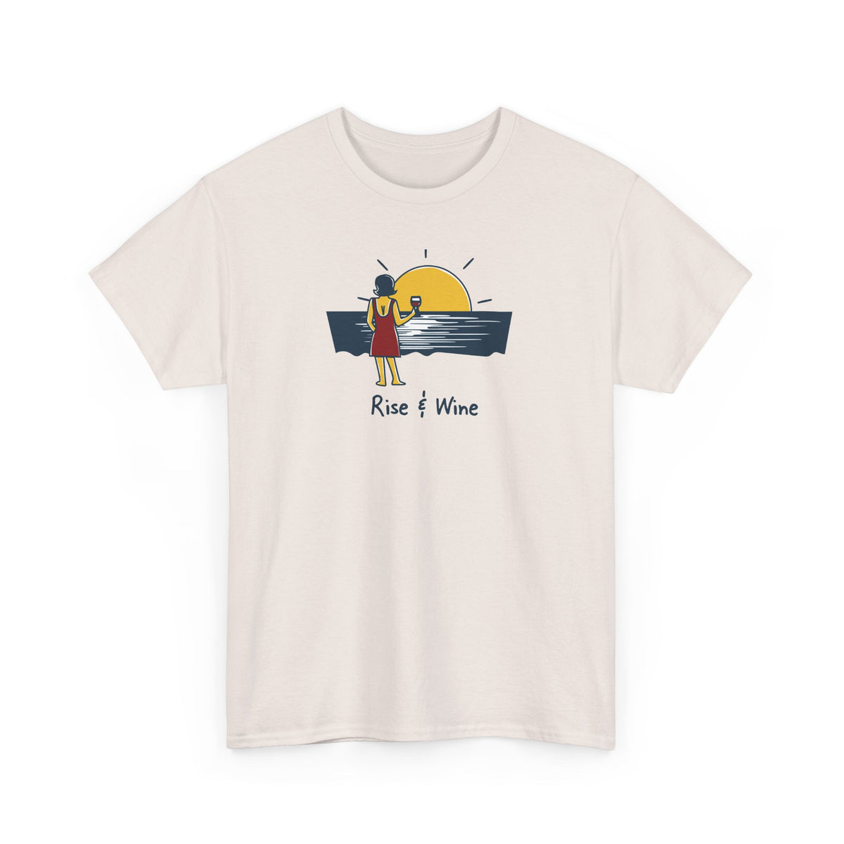 Rise & Wine — Doodle Tee