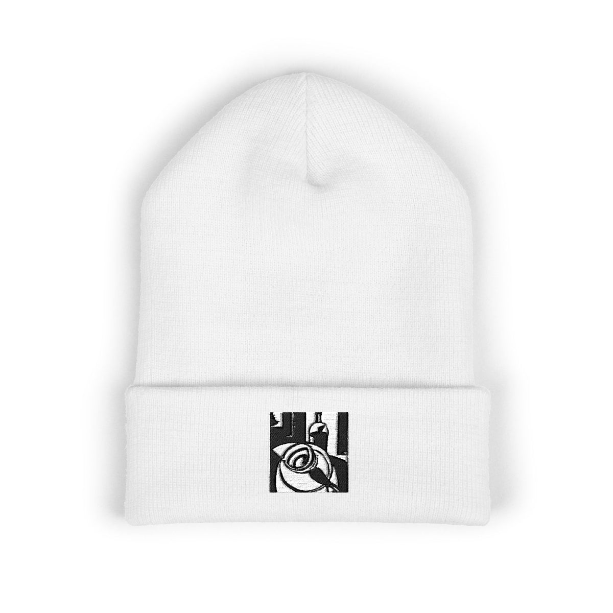 Abstract — Embroidered Beanie