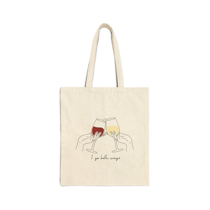 I Go Both Ways — Canvas Tote