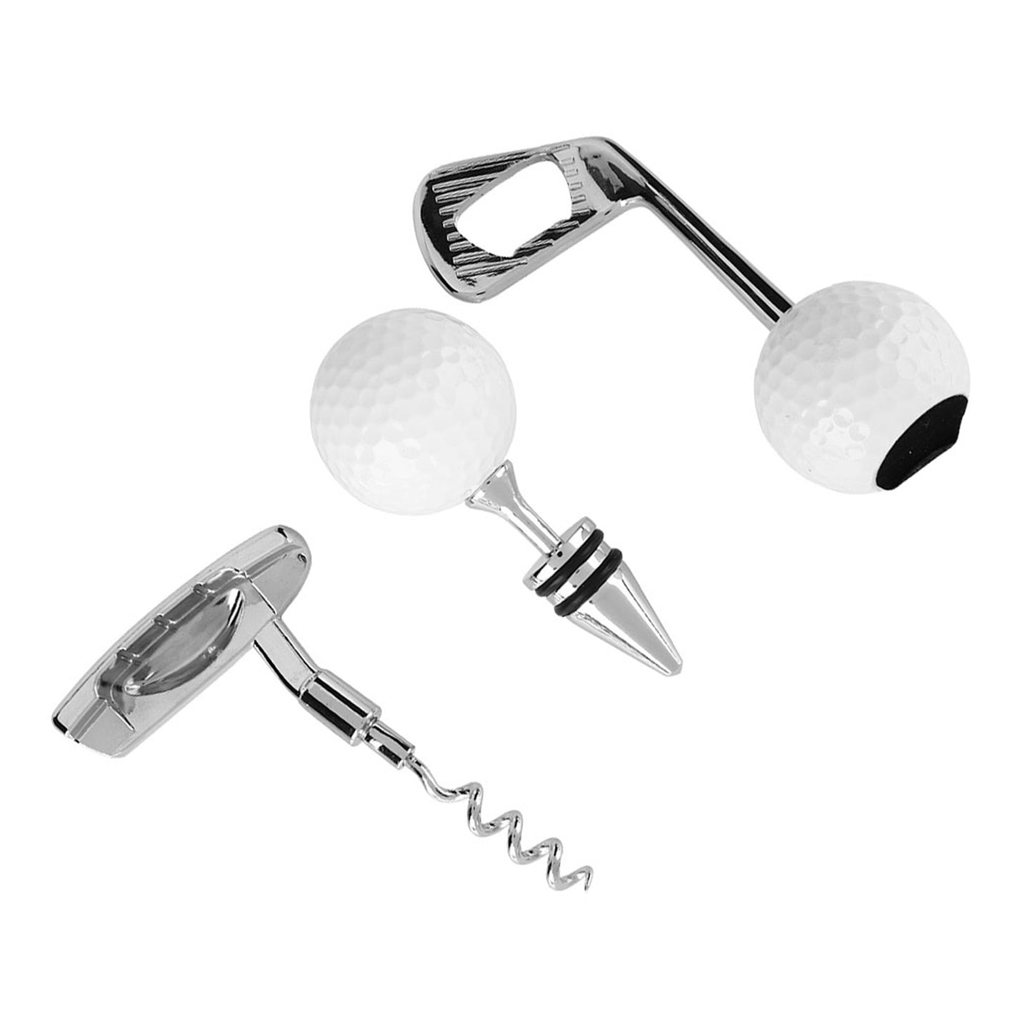 Golf Shaped Corkscrew & Bottle Opener Set