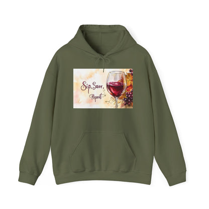 Sip Savor Repeat — Hoodie