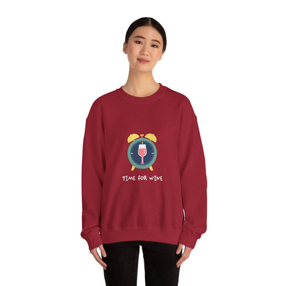 Time for Wine (Red Lovers) — Crewneck Sweatshirt