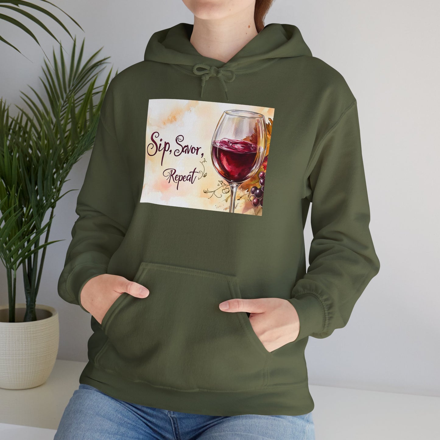 Sip Savor Repeat — Hoodie