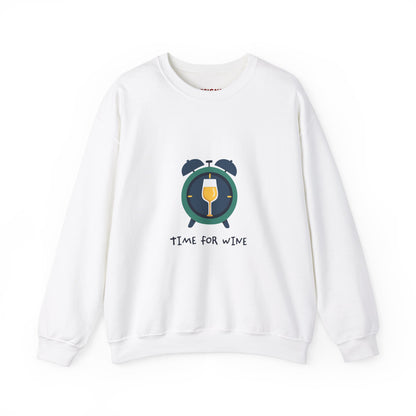 Time for Wine (White Lovers) — Crewneck Sweatshirt