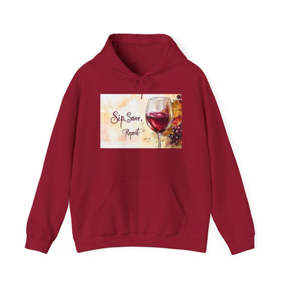 Sip Savor Repeat — Hoodie