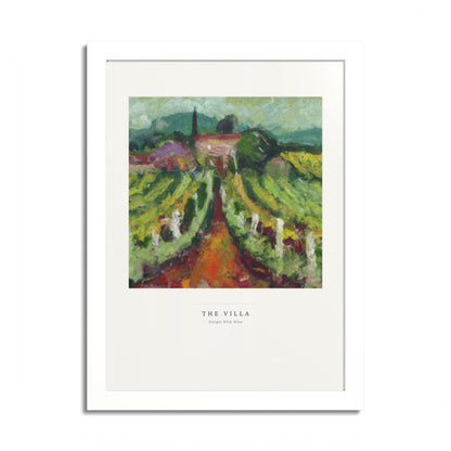 The Villa — Framed Art Print