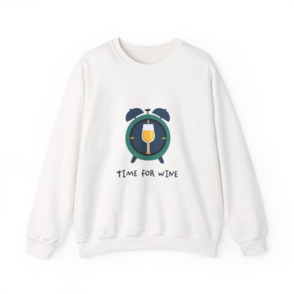 Time for Wine (White Lovers) — Crewneck Sweatshirt