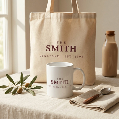 The [Your Name] Vineyard — Personalized Gift Set