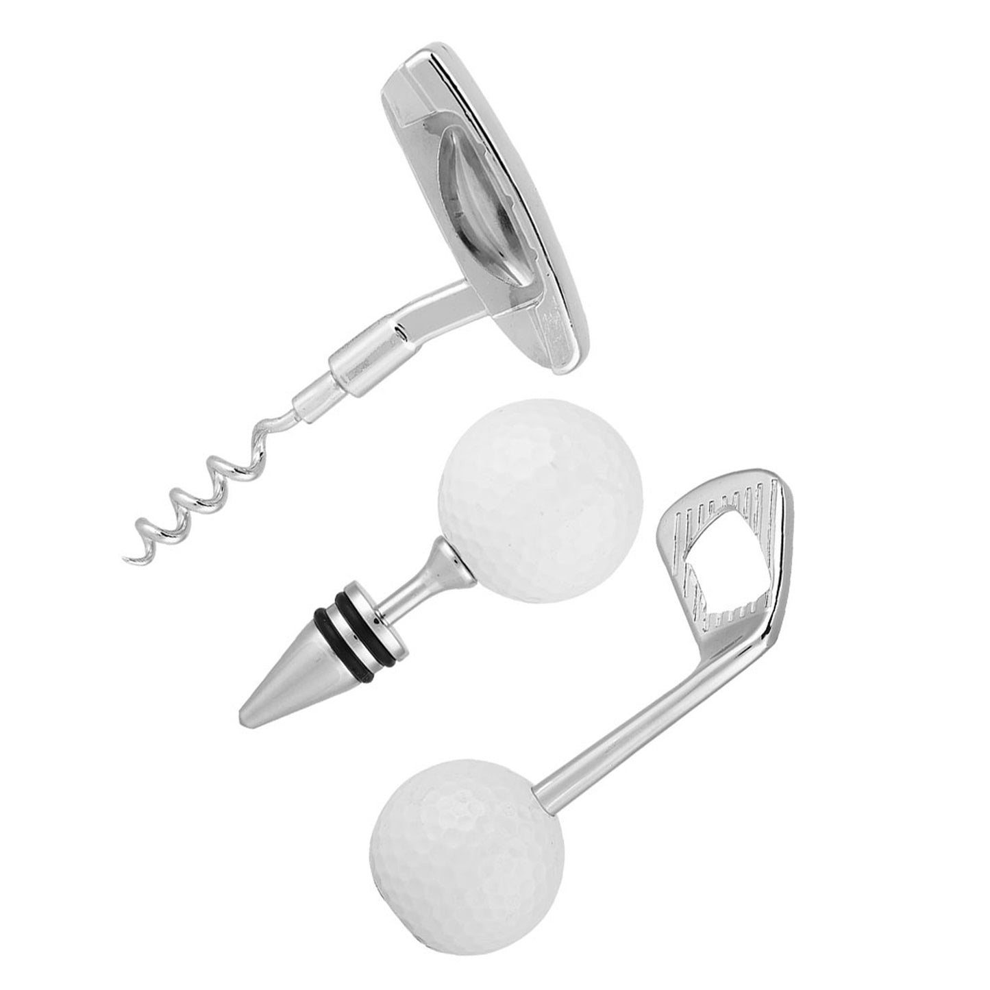 Golf Shaped Corkscrew & Bottle Opener Set