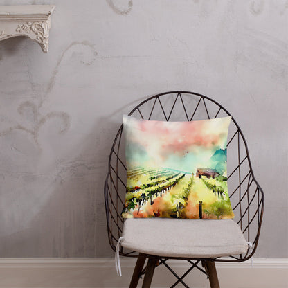 Vibrant Vineyards — Premium Pillow — product image 4