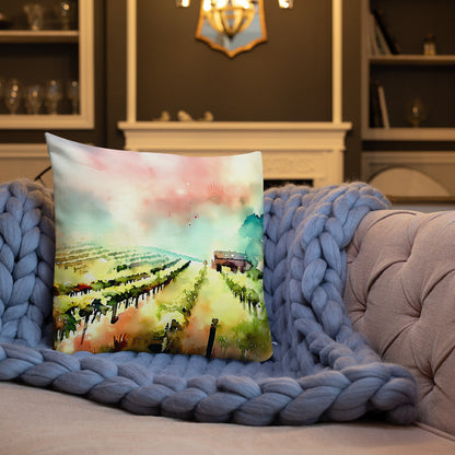 Vibrant Vineyards — Premium Pillow — product image 5
