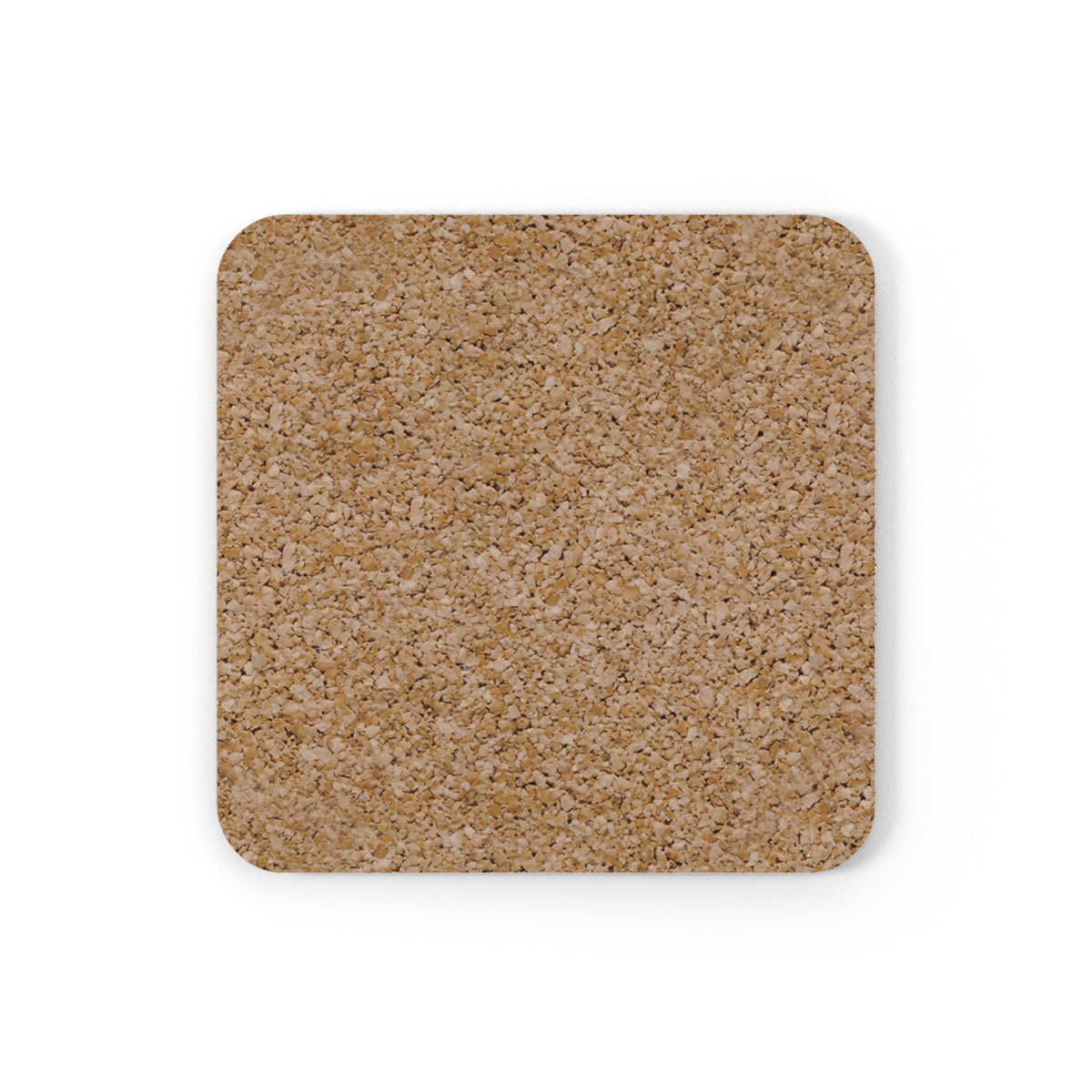 Wine Bottle cork-back coaster — cork back