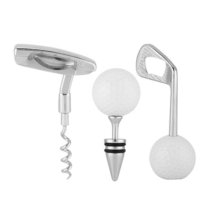 Golf Shaped Corkscrew & Bottle Opener Set
