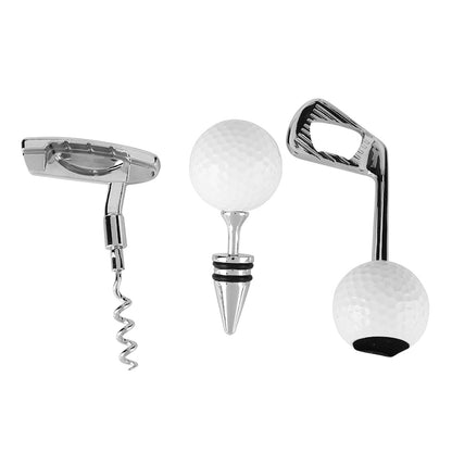 Golf Shaped Corkscrew & Bottle Opener Set
