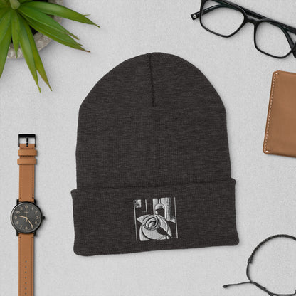 Abstract — Embroidered Beanie