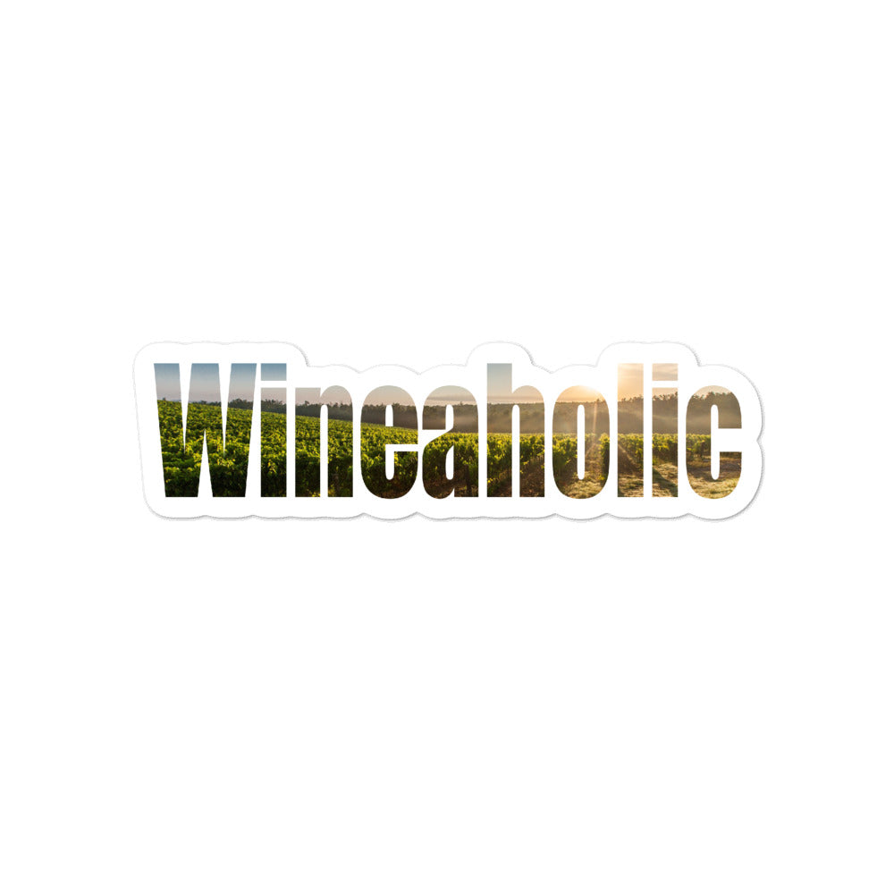 Wineaholic — Sticker