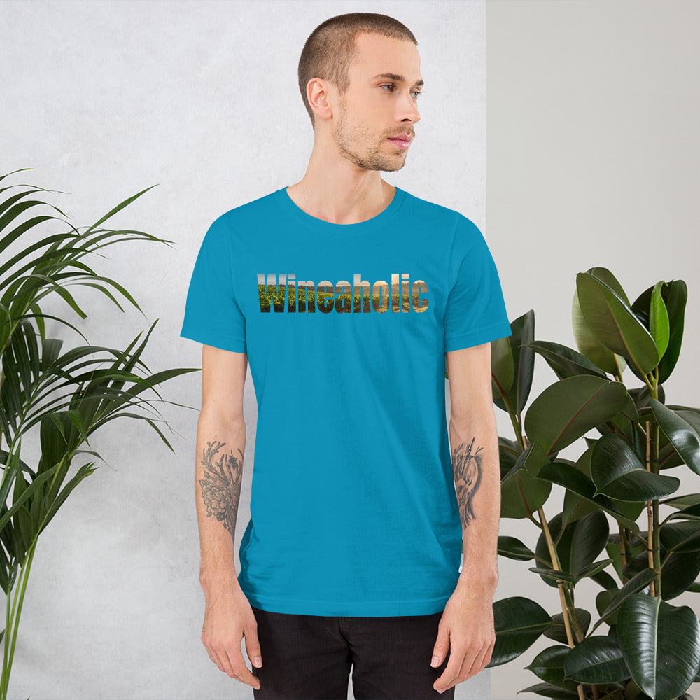 Wineaholic — Classic Tee — Aqua