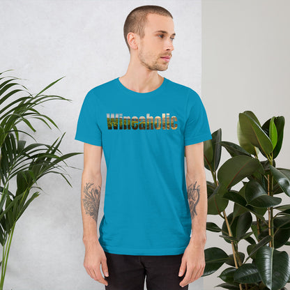 Wineaholic — Classic Tee — Aqua