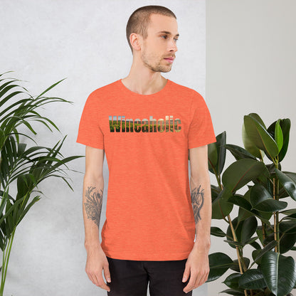 Wineaholic — Classic Tee — Heather Orange