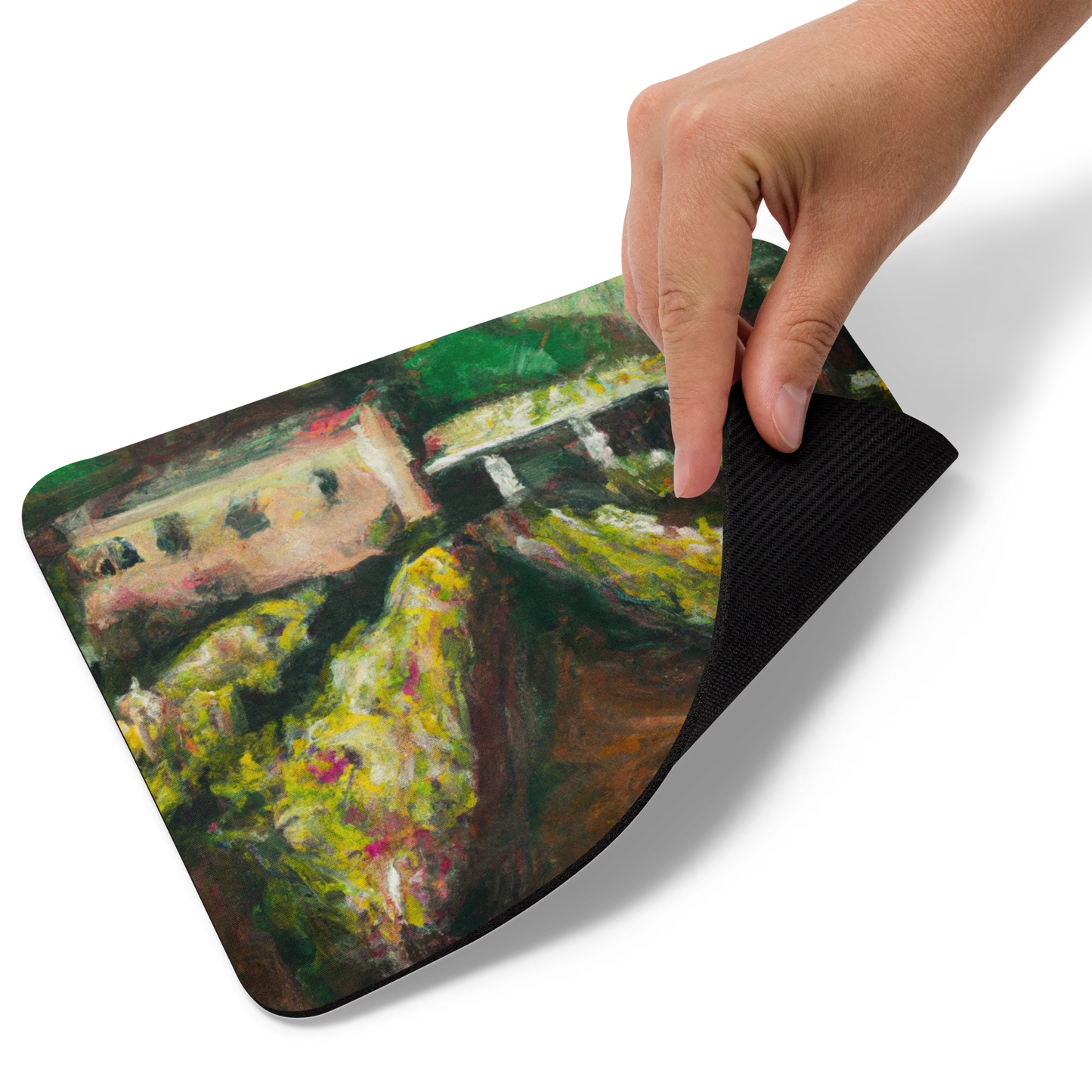 Impressionist Villa Vineyards — Mouse Pad