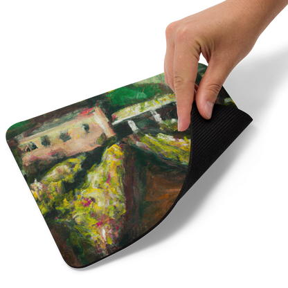 Impressionist Villa Vineyards — Mouse Pad